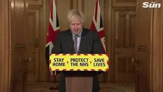 Boris Johnson Covid briefing on lockdown and schools timetable