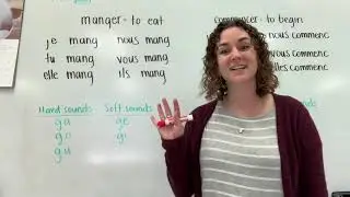Conjugating -GER and -CER Present Tense Verbs in French