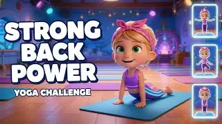 PERFECT POSTURE! 🍄 Smurf Training Ground: Kids Yoga & Strength