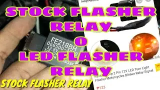 STOCK FLASHER RELAY O LED FLASHER RELAY
