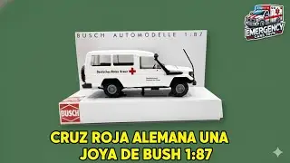 BUSH 1:87 Toyota Land Cruiser - Cruz Roja Alemana 