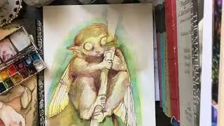 water color demo 2: fur textures