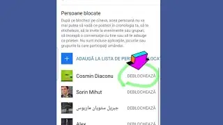 Cum sa deblochez o persoana pe Facebook in 2021?