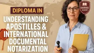 Diploma in Understanding Apostilles & International Document Notarization | Global Certification