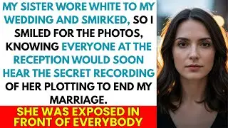 My Sister Wore White To My Wedding To Upstage Me, She Forgot About The Recording...