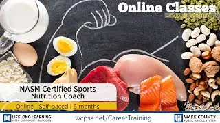 WCPSS Career Training Certificates - NASM Certified Sports Nutrition Coach