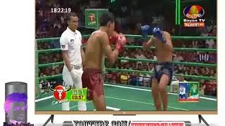 King Of Boxing || Som Vichai Vs Sok Sovan || Kun Khmer 2018 || Bayon boxing 25/03/2018