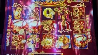 Dancing Drums Jackpot Hand pay *FU DOGS*