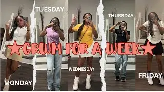 ★GRWM FOR A WEEK★