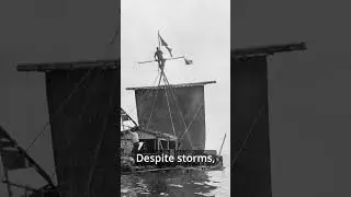 a man sailed the Pacific on a wooden raft, risking everything.
