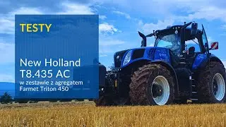 New Holland T8.435 AC na testach w terenie