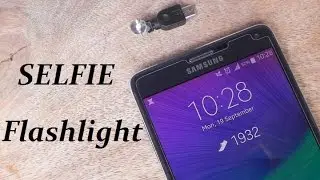 How to make a selfie flashlight very easy at home