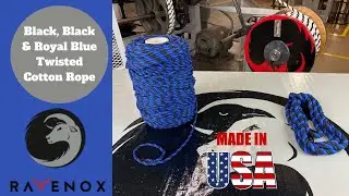 Ravenox Thin Blue Line Cotton Rope: Bold & Blue, Made to Honor