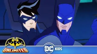 Batman Unlimited en Latino | Ala Nocturna y Robin Rojo contra Silverback | DC Kids