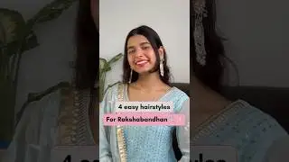 Rakhi hairstyles 🦋#hairstyle #rakhihairstyle #shorts #ashortaday #easyhairstyle #shortsviral #fyp