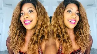 Mane Concept Melanin Queen Frontal Lace - MLF09 RIPPLE WAVE 20 || FT. GLAMOURTRESS || BEAUTIEBYMARK