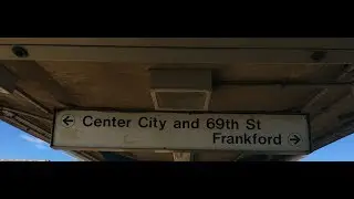 SEPTA MF Line Frankford Bound Train Leaving Spring Garden Station: (2019!)