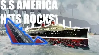 S.S America Hits Rocks | Tiny Sailors World | Roblox