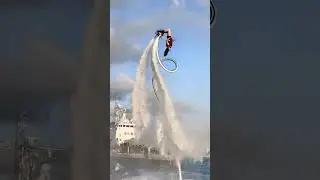 Beautiful girl#amazing #fly #watersport #hydroflying