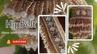 Aari work Hip belt - Mirror work with Hanging #hipbelt