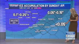 Scattered rain & storms turns icy, colder this weekend | Jan 23 forecast