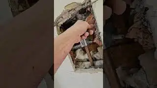 How to Repair a burst copper pipe in a wall. Water pipe repair the wall. Learn how to be a Plumber.