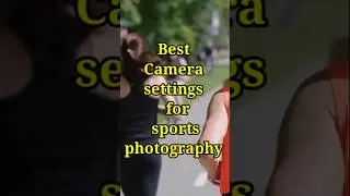 Best camera settings in sports photography #short #photography
