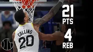 John Collins Highlights | Jazz vs. Thunder | 18th Jan 2024