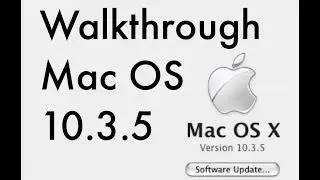 Discovering Mac OSX 10.3.5
