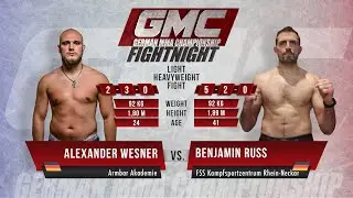 GMC 25 Free Fight | Massive KO | Benjamin Russ vs Alexander Wesner