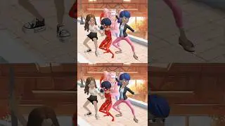 Zepeto DANCE Girls Earth defense force challenge 🤩 #ladybug #tiktok #shorts