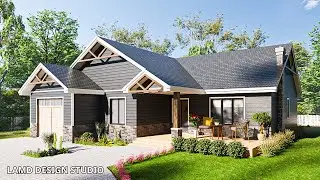 47'x42' 14 5x13M Charming Country House In The Forest  2 Bedrooms  Perfect & Cozy