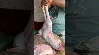 FULL GOAT LEG MEAT CUTTING PROCESS #meat #foryouシ #trendingnow #shorts