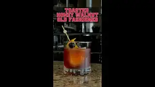 Toasted Honey Walnut #OldFashioned. A toasted twist on a timeless taste with Hope from HVC. #shorts