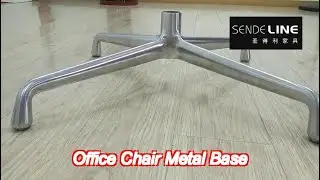 Modern Style Swivel Chair Base With Legs Ergonomic Adjustable Aluminum Alloy