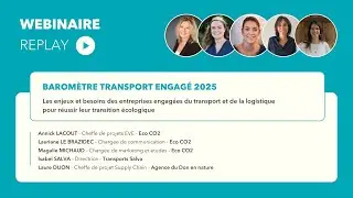 Webinaire Baromètre du Transport Engagé 2025
