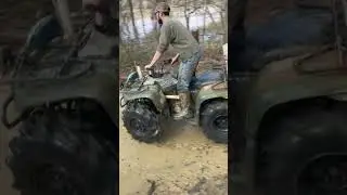 Yamaha big bear 400 mud riding