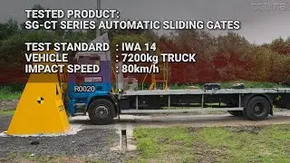 SG CT CRASH TESTED SLIDING GATE (CLOSED TO VISION)