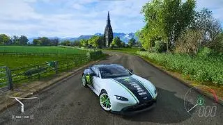 2018 ASTON MARTIN VANTAGE in Spring Season | Forza Horizon 4K Ultra Realistic Gameplay