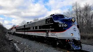 RBMN Fall Foliage F-Unit and RDC Excursion Train OSJT 4K