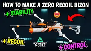 How to Make A NO RECOIL Bizon in Delta Force Mobile (Zero Recoil Build)