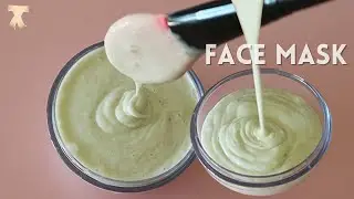Homemade banana face mask for glowing skin