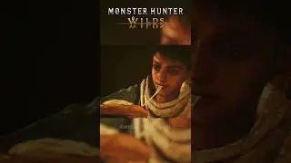 Eating in Kunafa - MONSTER HUNTER WILDS Meals Cooking Scenes Animation & Gameplay #MHWilds