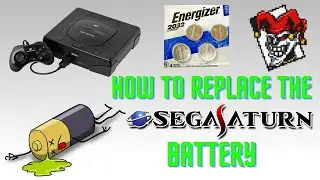 How to Replace the Sega Saturn Battery (internal battery) | Sega Retro Joker