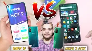 🤨 Infinix Hot 9 Vs Infinix Note 7 Lite  🤔 | Tu Hu Jaye Muqabala ? | Hot 9 Vs  Note 7 Lite Pakistan