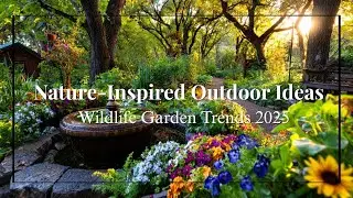 Wildlife Garden Design 2025   Bird Baths, Butterfly Plants & Natural Outdoor Features