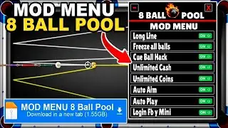 8 Ball Pool PREMIUM H4CK v56.18.0 🔥 MOD MENU LINEAS LARGAS PARA ANDROID y IPHONE 😎 AUTO PLAY