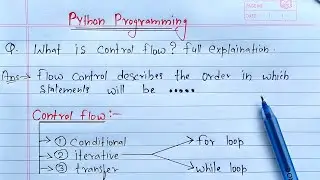Python Iterative Statements | for loop and while loop