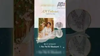 Glow Up with AM Collection: White Embroidery Kurti Set ✨ #Shorts