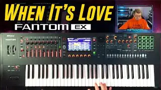 When It's Love Van Halen Roland Fantom EX | Jupiter-8 ACB & Synth Model, JD-800